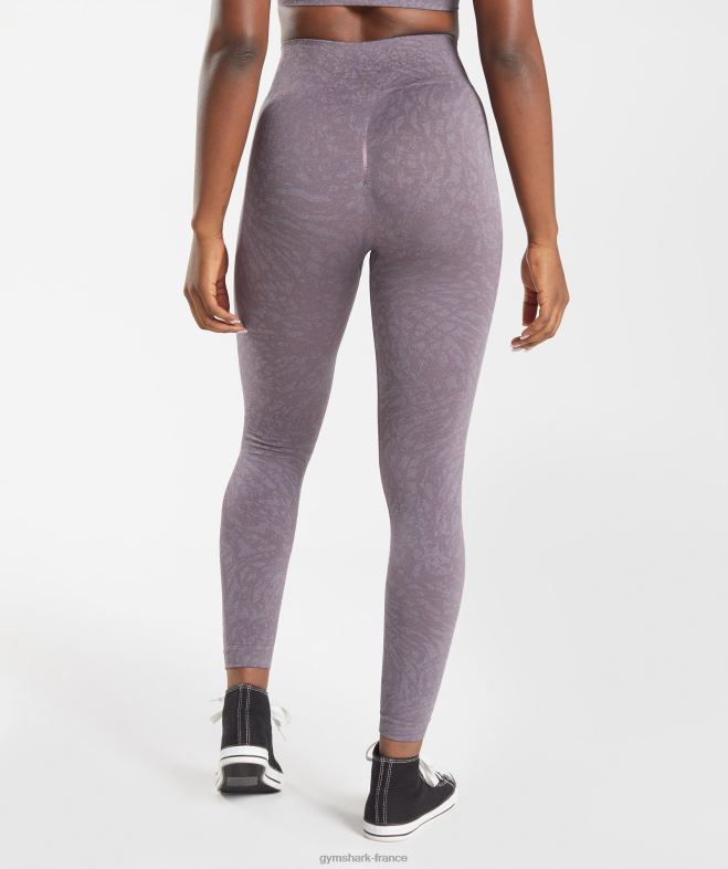 Gymshark adapter les leggings sans couture pour animaux sauvage | lilas musqué femmes 6HF28315
